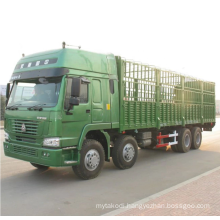 China manufacturing  Sinotruck Howo 4x2 6x4 8x4 10 12 wheeler box van cargo truck lorry price list